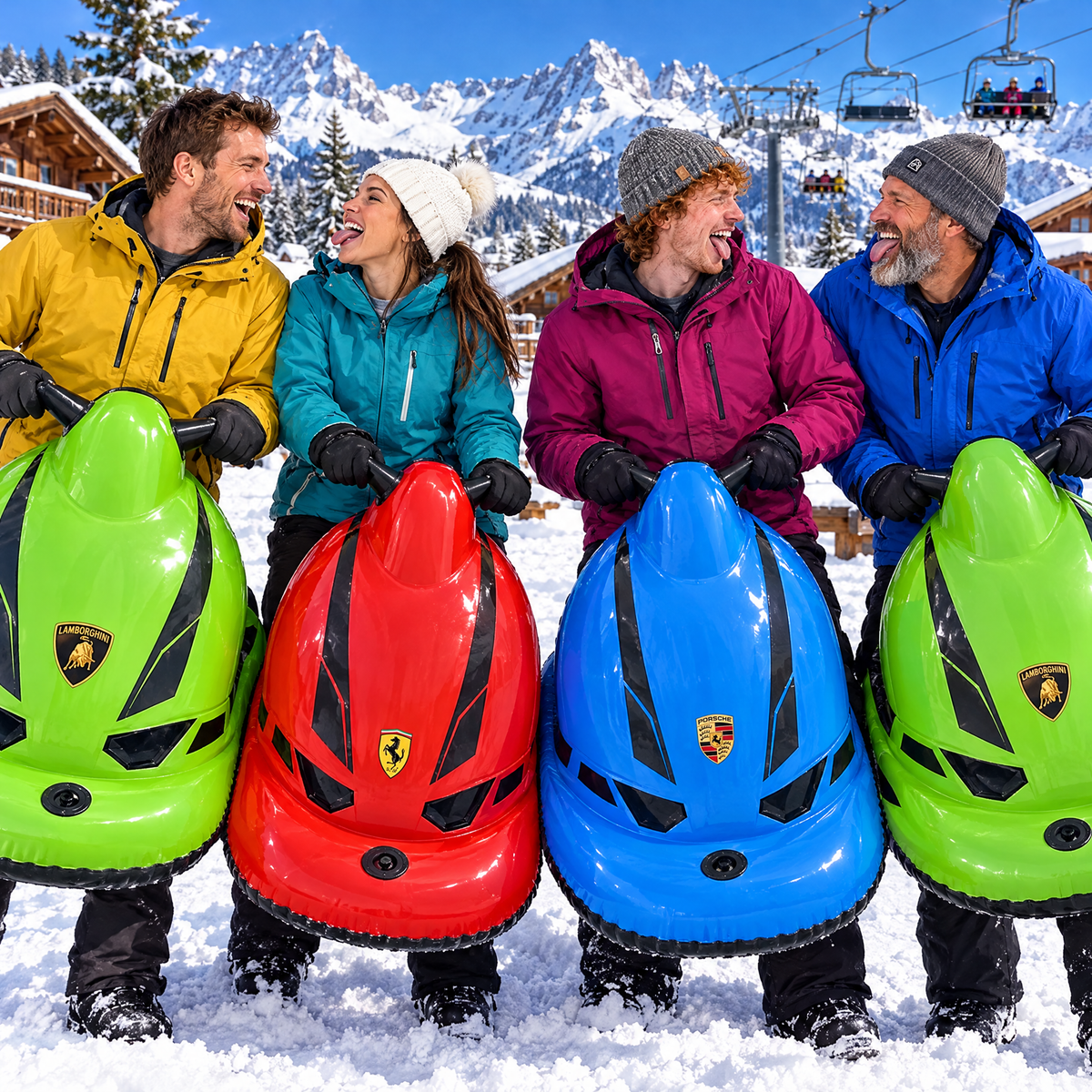 Turbo Snow Racer – Inflatable Sport Snow Sled